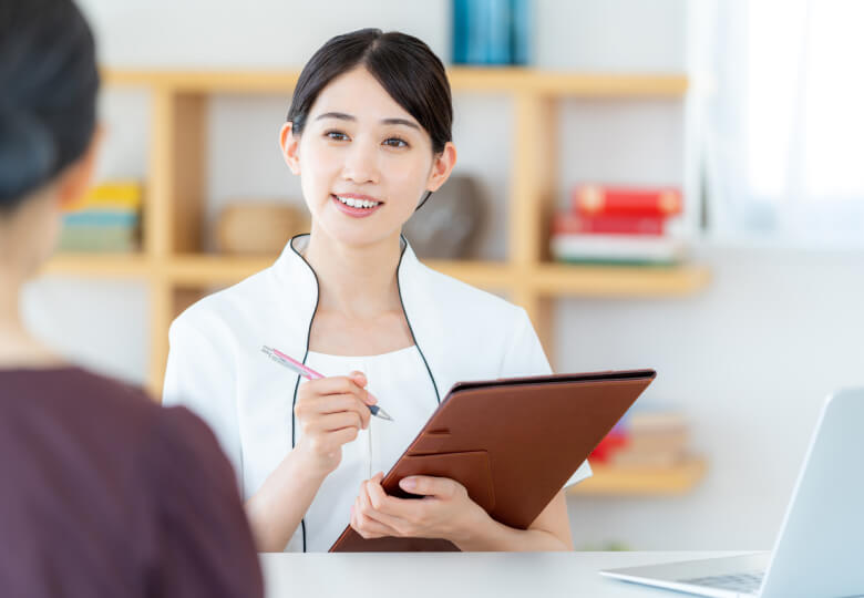 カウセリングをしている様子